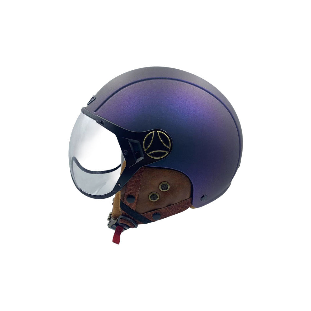 Casque JET FRV bleu mat caméléon (taille XS à XXL)