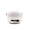 Casque JET FRV blanc brillant (taille XS à XXL) (L)